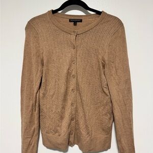 Banana Republic Camel Button-Up Cardigan